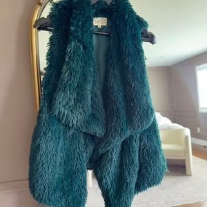 Faux fur vest